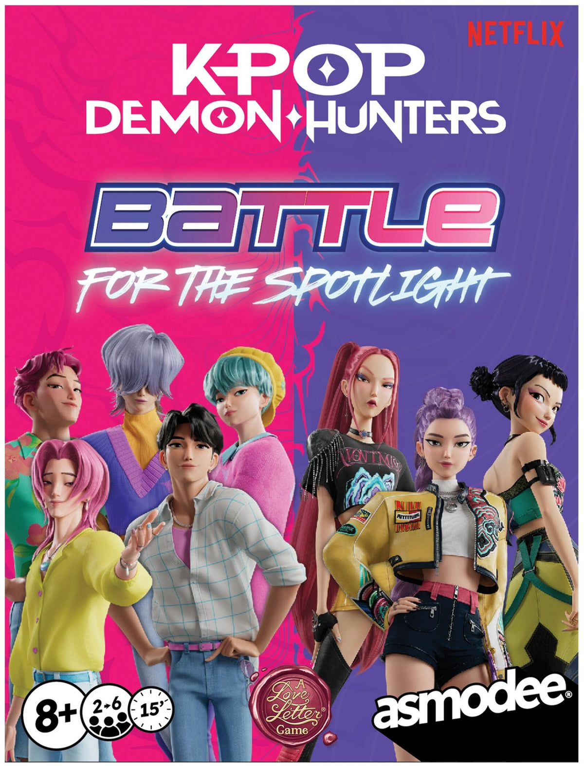 KPOP Demon Hunters Battle for the Spotlight (A Love Letter Game)