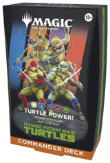 Magic the Gathering Teenage Mutant Ninja Turtles Commander Deck Turtle Power WHITE/BLUE/BLACK/RED/GREEN