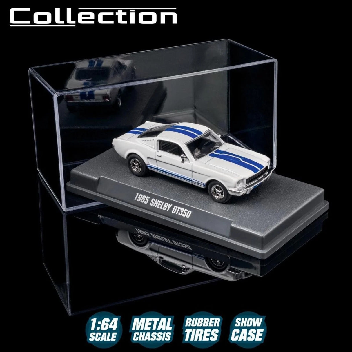 1965 Shelby GT350 - Majorette: Collection Series, 1:64 Scale Diecast Car