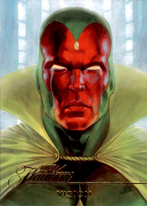 Vision, FT-23, Flairium, 2023 Fleer Marvel Flair