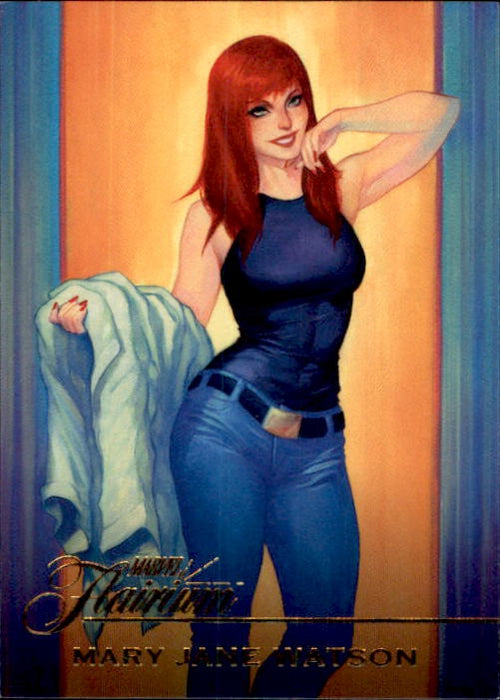 Mary Jane Watson, FT-37, Flairium, 2023 Fleer Marvel Flair