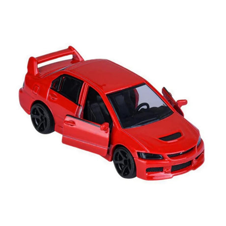 Mitsubishi Lancer Evolution 9 - Red - Majorette: JDM Legends, 1:64 Scale Diecast Car