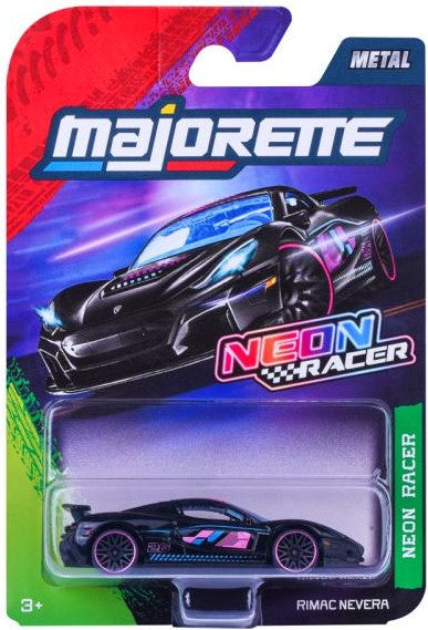 Rimac Nevera - Majorette: Neon Racer Premium Car, 1:64 Scale Diecast Car