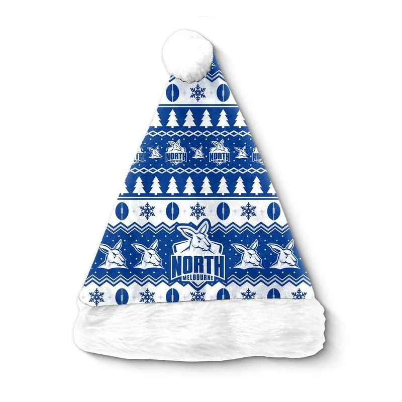 North Melbourne Kangaroos Christmas Santa Hat
