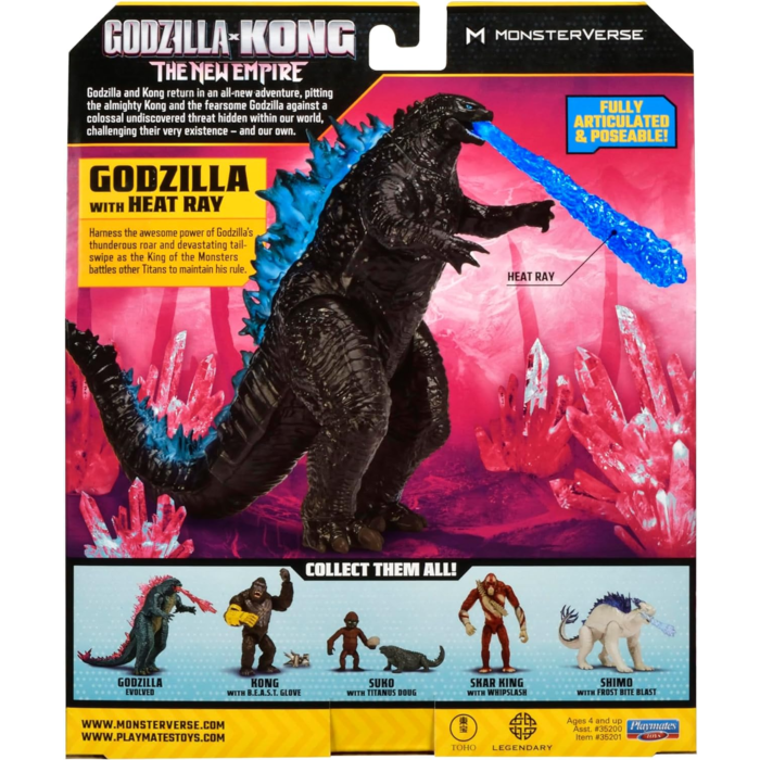 MonsterVerse Godzilla vs. Kong 2: The New Empire - Godzilla with Heat Ray 6" Action Figure