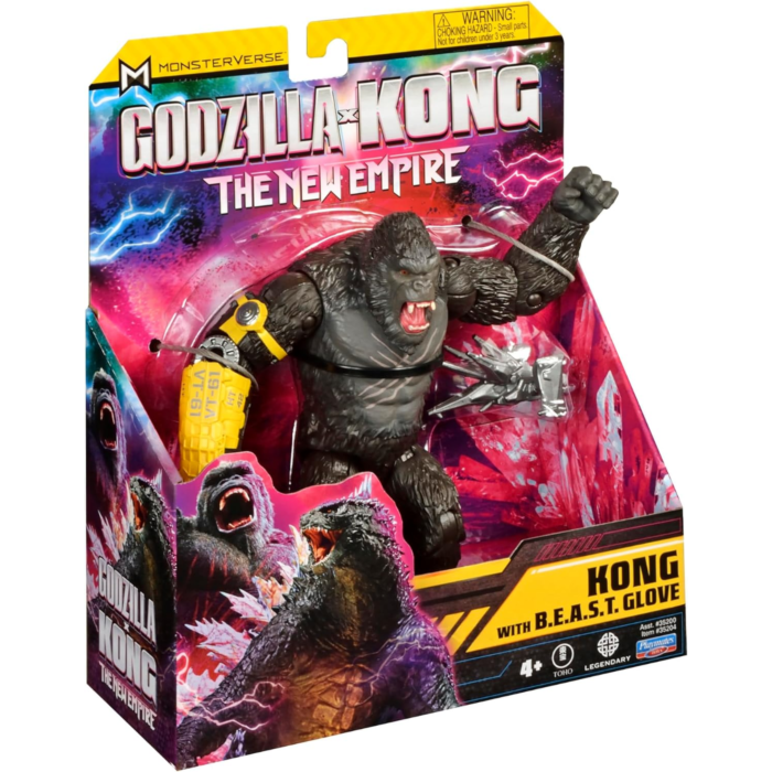 MonsterVerse Godzilla vs. Kong 2: The New Empire - Kong with BEAST Glove 6" Action Figure