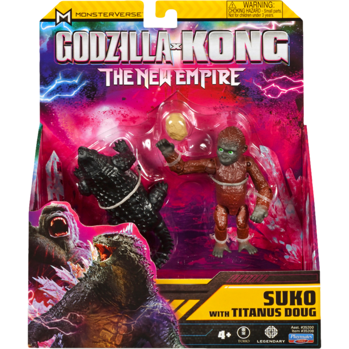 MonsterVerse Godzilla vs. Kong 2: The New Empire - Suko with Titanus Doug 6" Action Figure