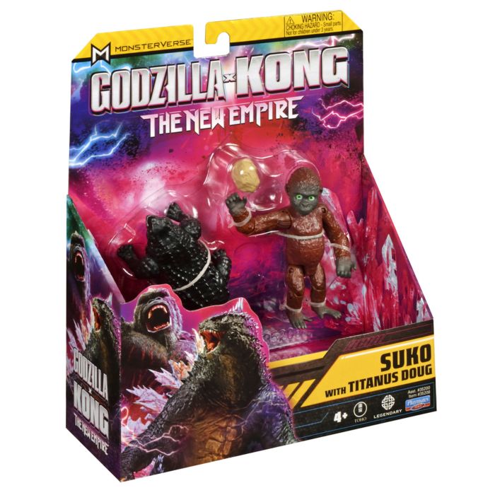 MonsterVerse Godzilla vs. Kong 2: The New Empire - Suko with Titanus Doug 6" Action Figure