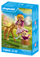 Playmobil 71844 - Golden Unicorn Foal with Fairy