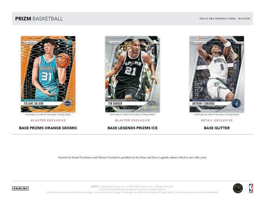 2024-25 Panini Prizm Basketball NBA Retail Box