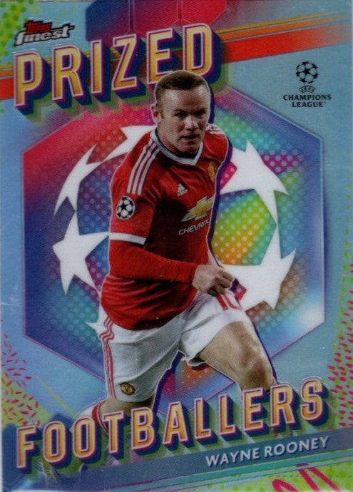 Wayne Rooney, Prized Footballer, 2023-24 Topps Finest UEFA Champions League Soccer