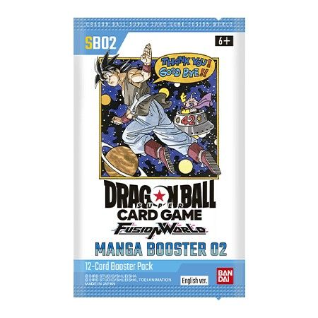 Dragon Ball Super Card Game: Fusion World – Manga Booster 02 Box [SB02] MAX 2 PER CUSTOMER