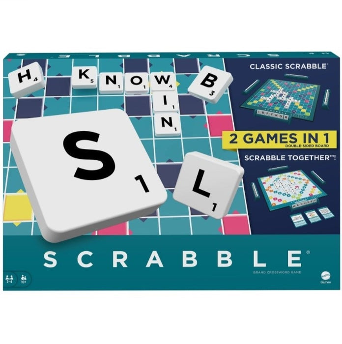 Scabble, 2 Games in 1, Board Game