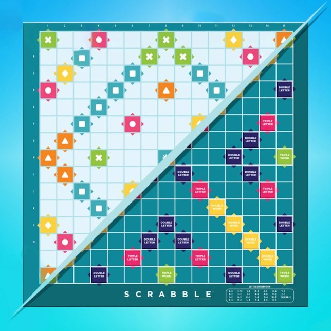 Scabble, 2 Games in 1, Board Game