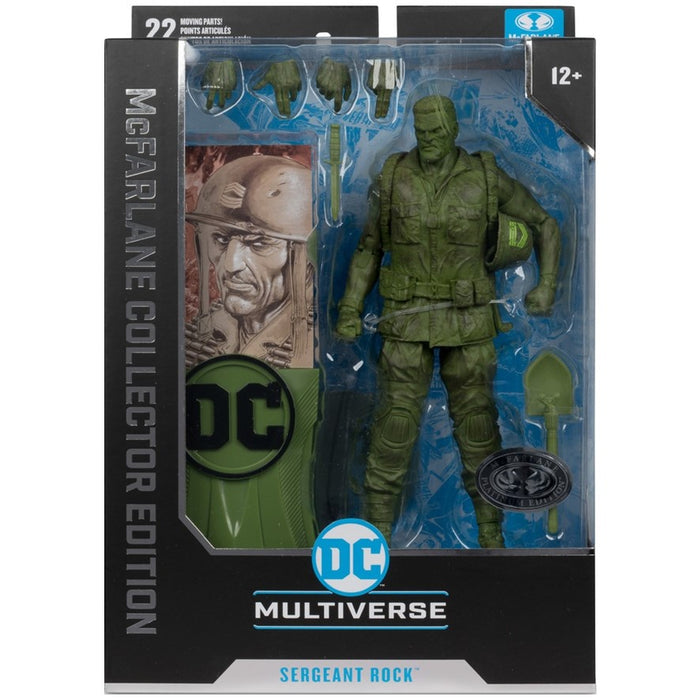 Platinum Edition - Sgt. Rock - Sergeant Rock (DC Classic) DC Multiverse McFarlane Collector Edition 7" Scale Action Figure