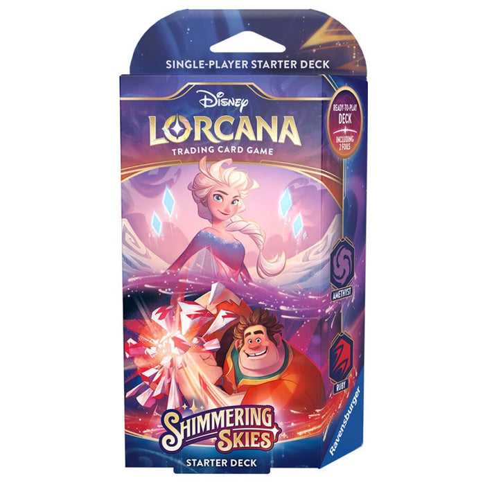 Disney Lorcana - Shimmering Skies - Amethyst/Ruby Starter Deck