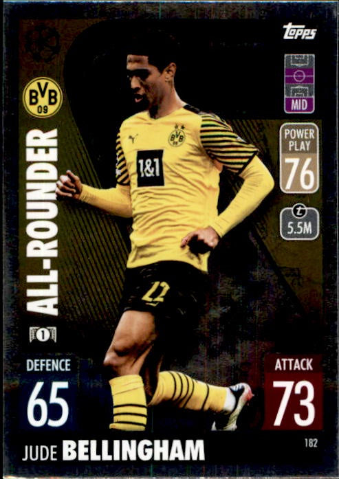 Jude Bellingham, All-Rounder, 2021-22 Topps Match Attax UEFA Champions & Europa League