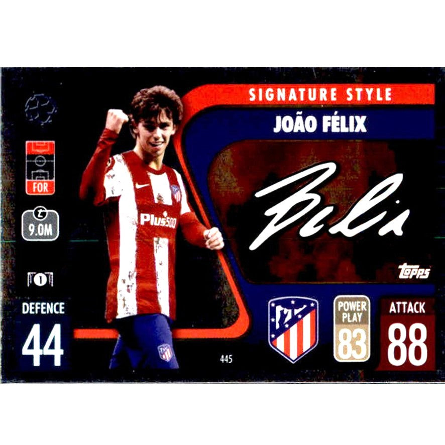 Joao Felix, Signature Style, 2021-22 Topps Match Attax UEFA Champions & Europa League