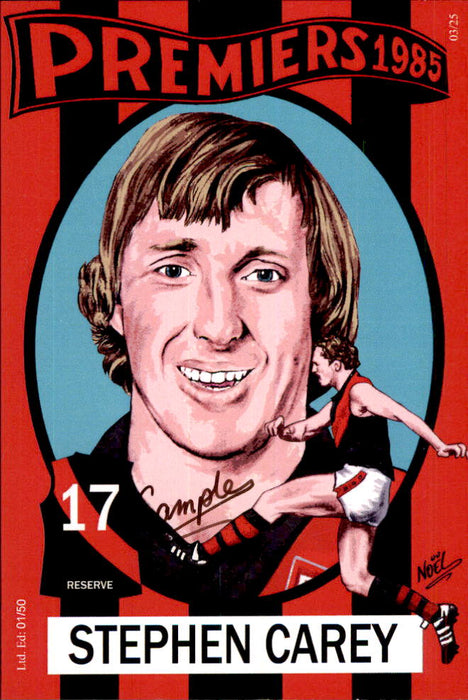 Essendon Bombers 1984-1985 Back to Back Premiers Card Set by Noel