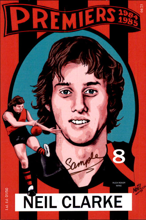 Essendon Bombers 1984-1985 Back to Back Premiers Card Set by Noel