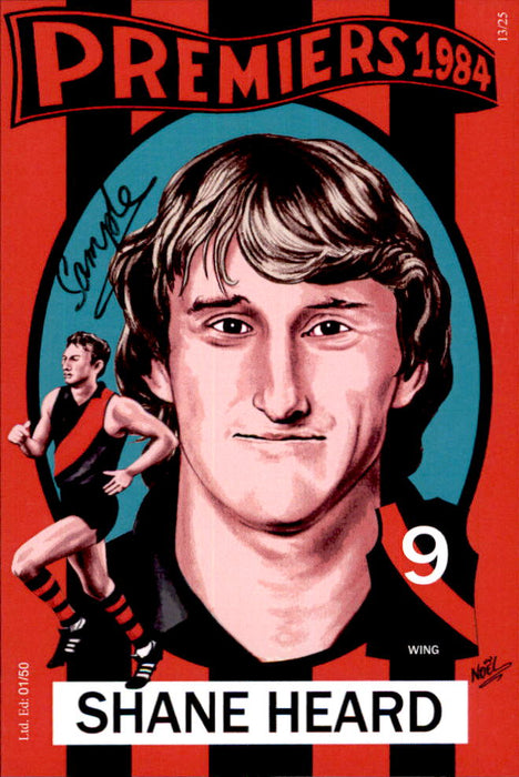 Essendon Bombers 1984-1985 Back to Back Premiers Card Set by Noel