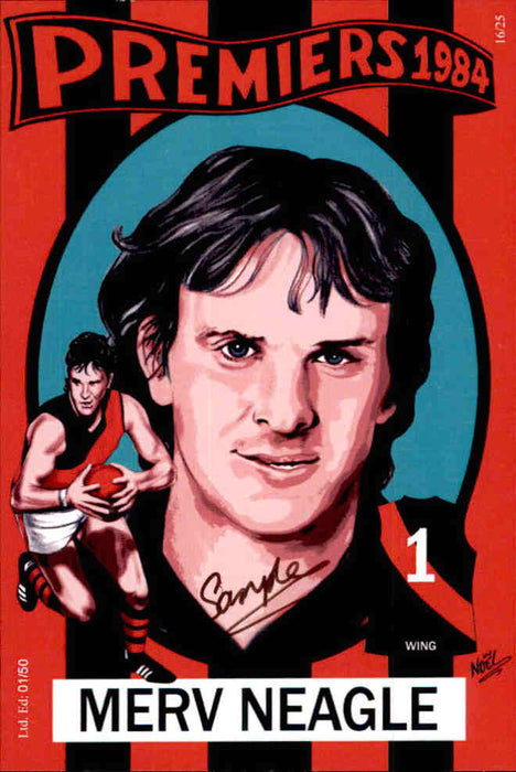 Essendon Bombers 1984-1985 Back to Back Premiers Card Set by Noel