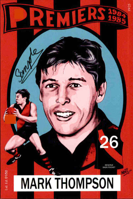 Essendon Bombers 1984-1985 Back to Back Premiers Card Set by Noel