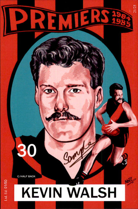 Essendon Bombers 1984-1985 Back to Back Premiers Card Set by Noel