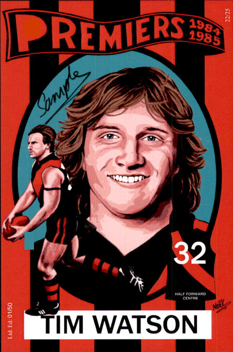 Essendon Bombers 1984-1985 Back to Back Premiers Card Set by Noel