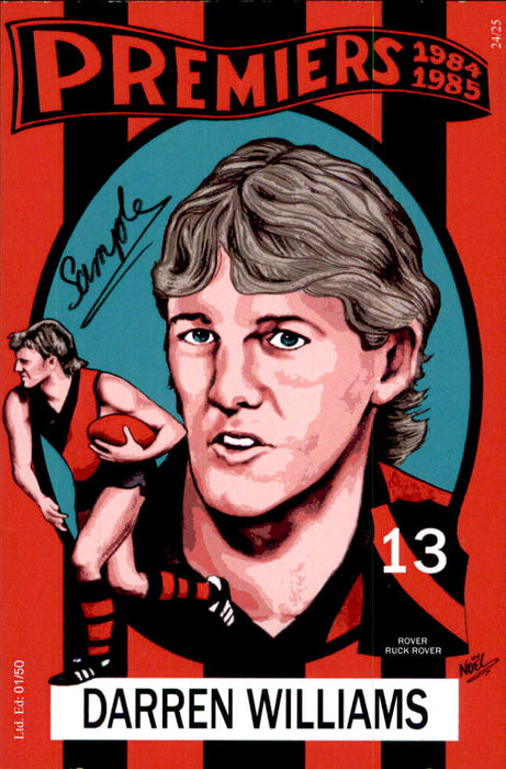 Essendon Bombers 1984-1985 Back to Back Premiers Card Set by Noel