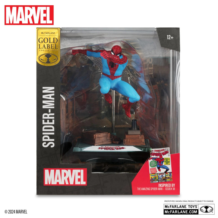 McFarlane Spider-Man (The Amazing Spider-Man #38) 1:10th Scale Posed Figure w/Scene