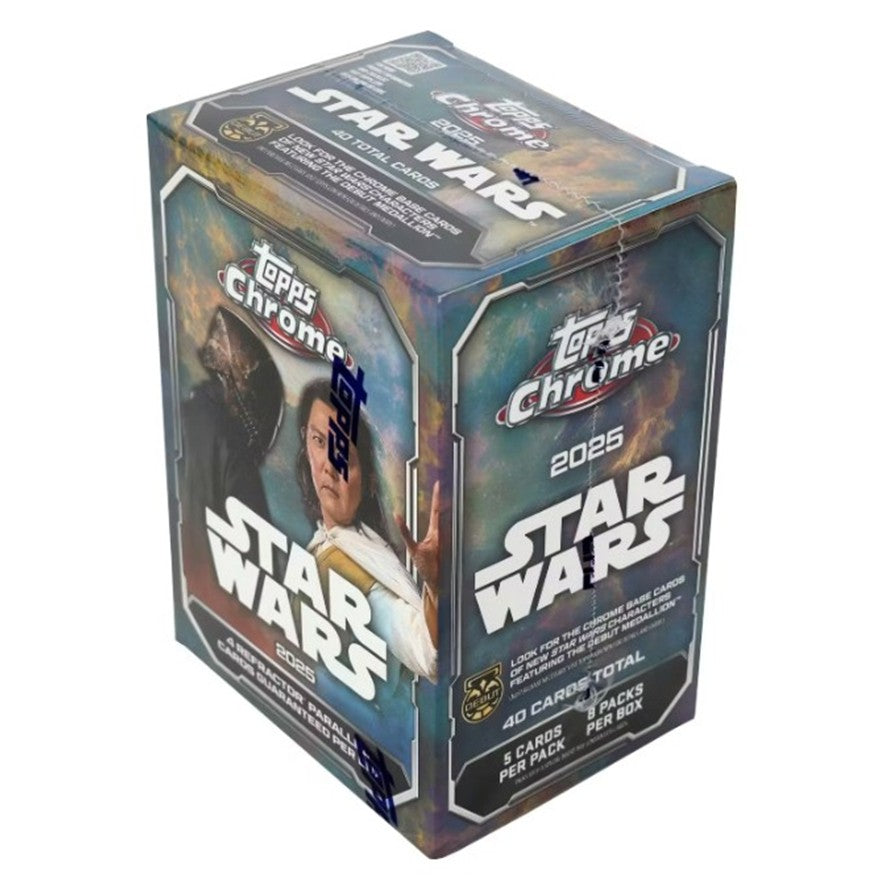 2025 Topps Chrome Star Wars 8-Pack Blaster Box