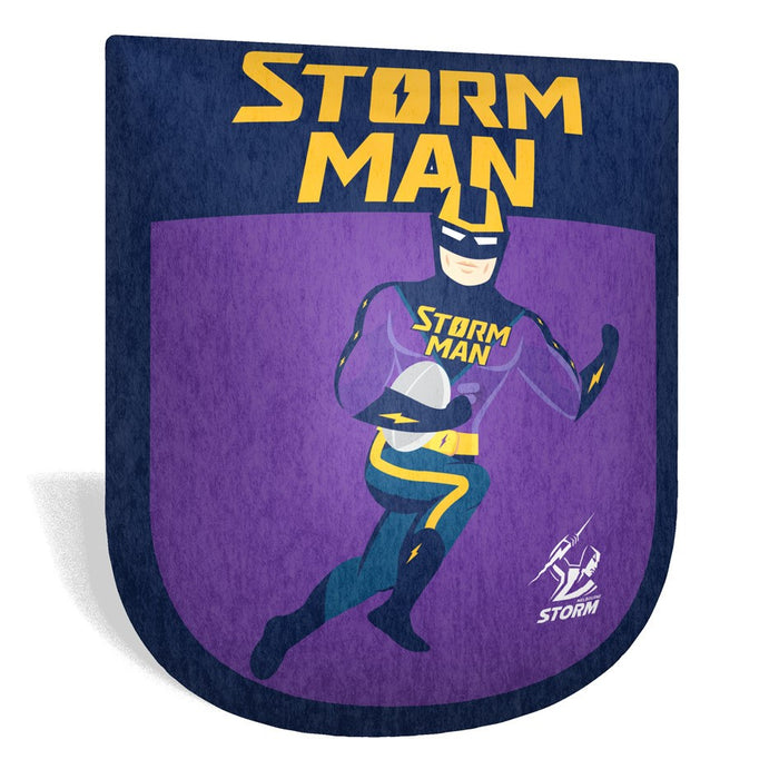 Melbourne Storm Mascot Shaped Cushion