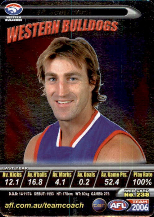 Scott West, Silver, 2006 Teamcoach AFL