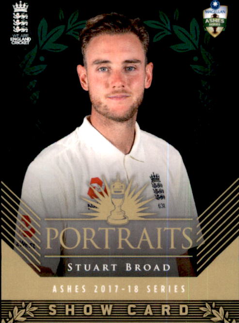 Portraits Show Card Set of 6, 2017-18 Tap'n'play CA Ashes Cricket