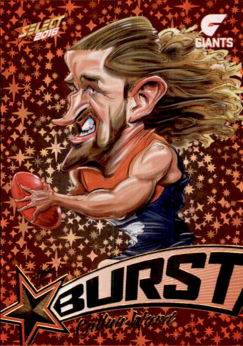 Callum Ward, Starburst Caricatures, 2016 Select AFL Footy Stars