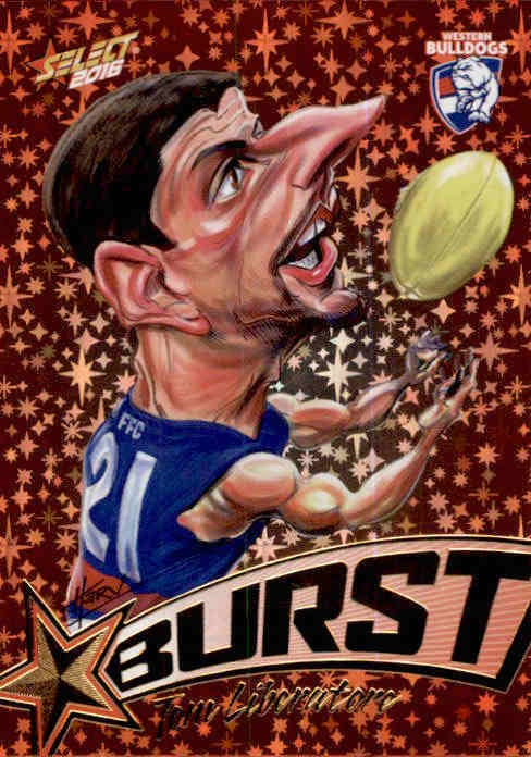 Tom Liberatore, Starburst Caricatures, 2016 Select AFL Footy Stars