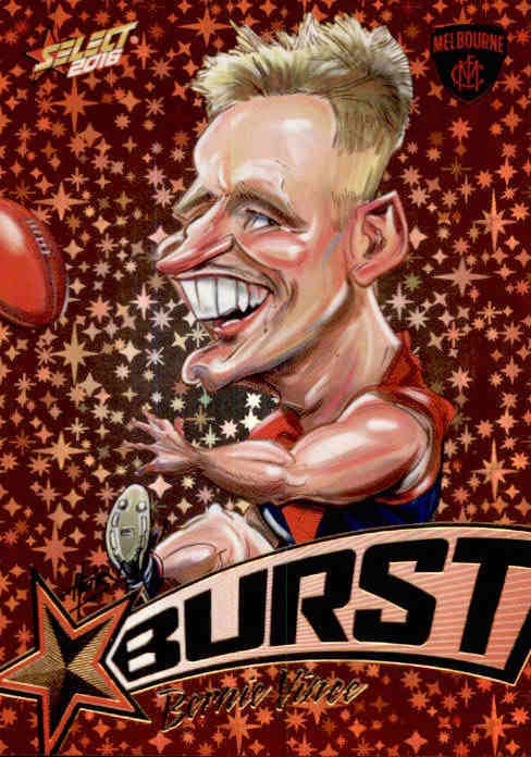 Bernie Vince, Starburst Caricatures, 2016 Select AFL Footy Stars