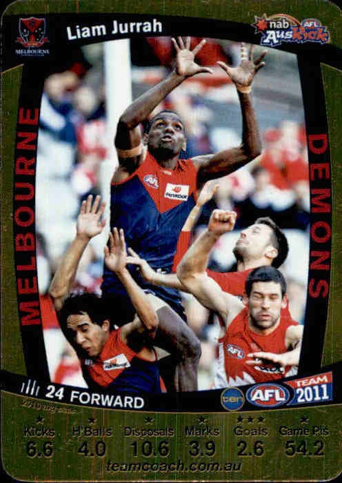 Liam Jurrah, Auskick, Gold, 2011 Teamcoach AFL
