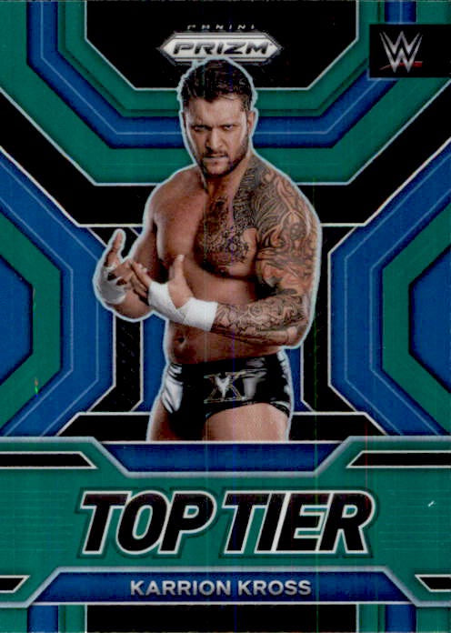 Karrion Kross, Top Tier, Green Prizm, 2023 Panini Prizm WWE Wrestling