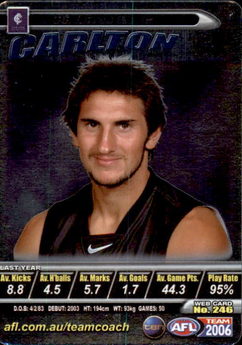 Jarrad Waite, Silver, 2006 Teamcoach AFL