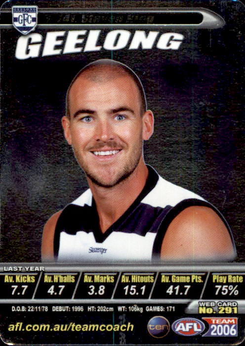 Steven King, Silver, 2006 Teamcoach AFL