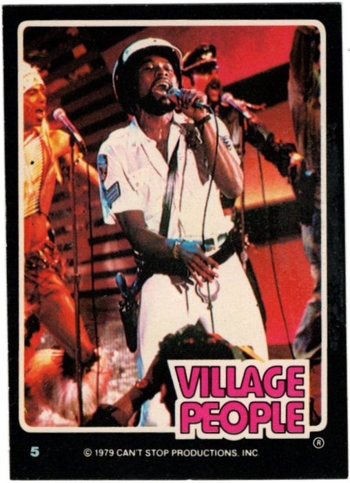 Village People #5, 1979 Donruss Rockstars