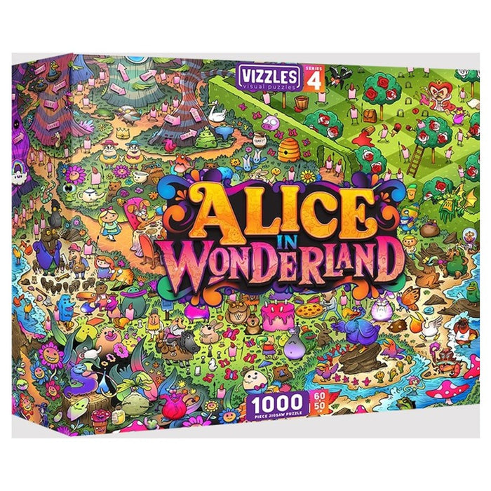 Vizzles Alice In Wonderland 1000pc Jigsaw Puzzle