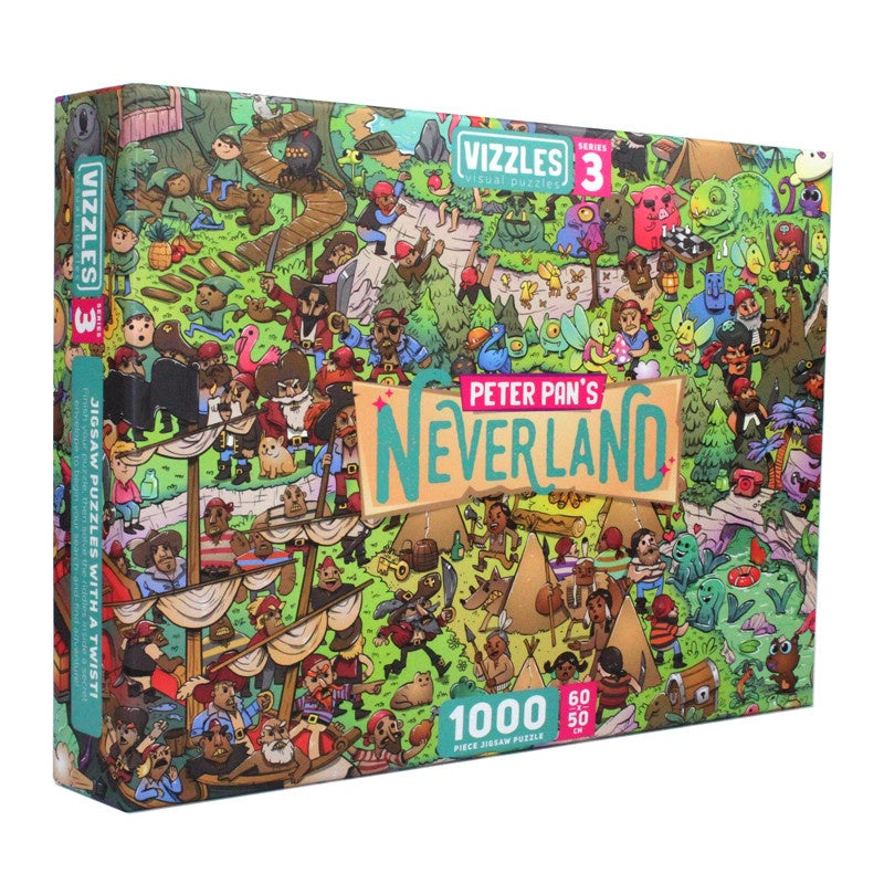 Vizzles Peter Pan's Neverland 1000pc Jigsaw Puzzle