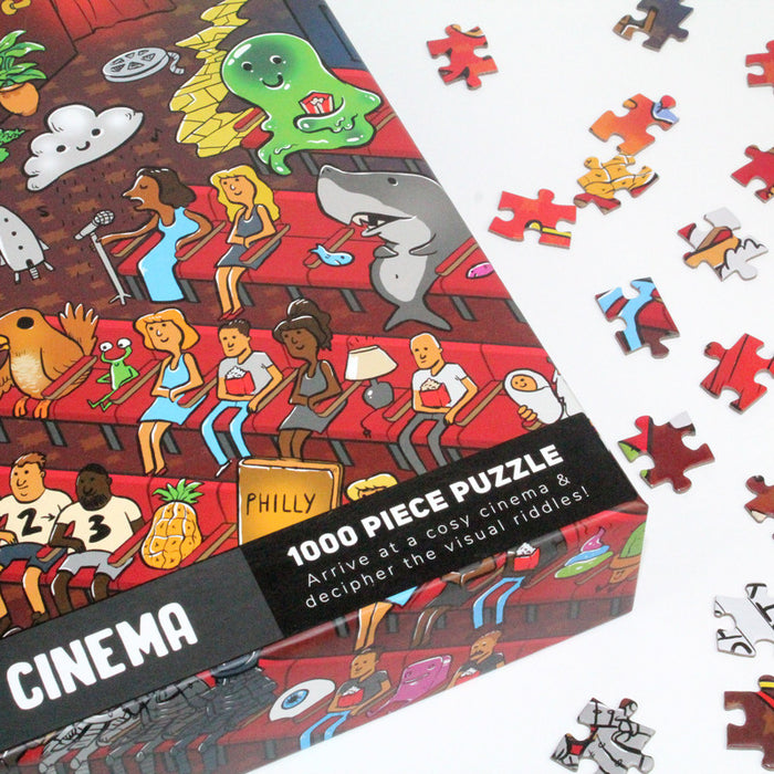 Vizzles The Cosy Cinema Puzzle 1000pc Jigsaw Puzzle