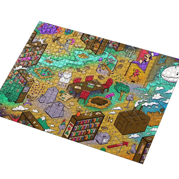 Vizzles The Magic Bookshop Puzzle 1000pc Jigsaw Puzzle