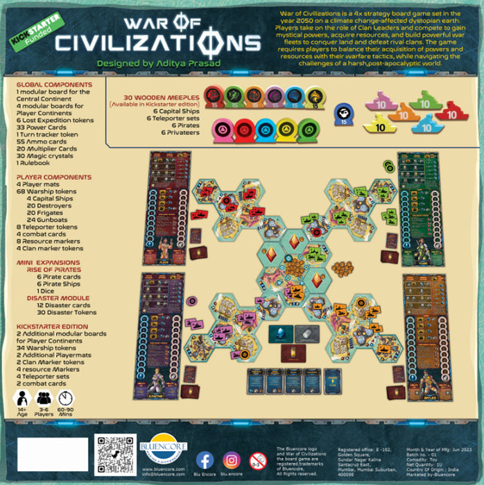 War of Civilizations Board Game