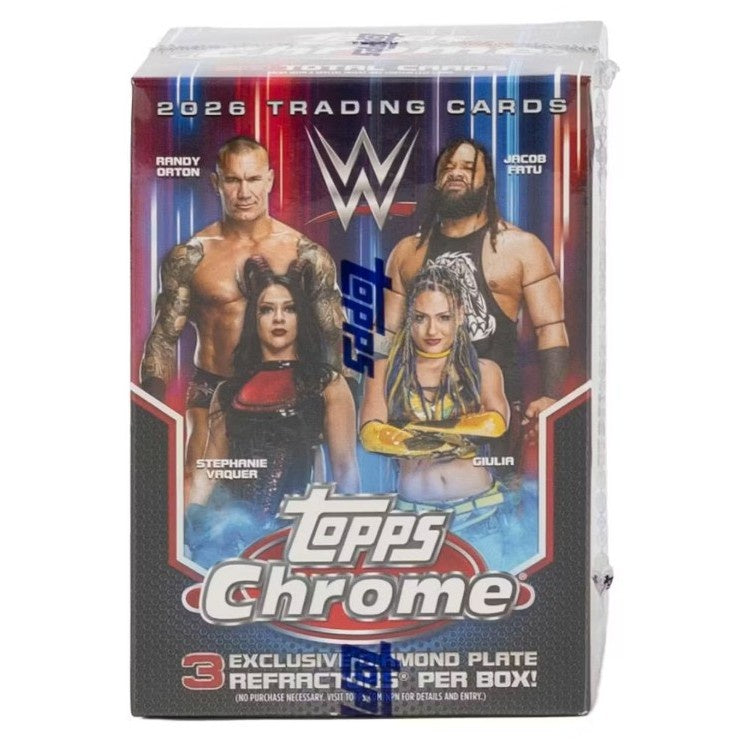 2026 Topps Chrome WWE Wrestling Blaster Box