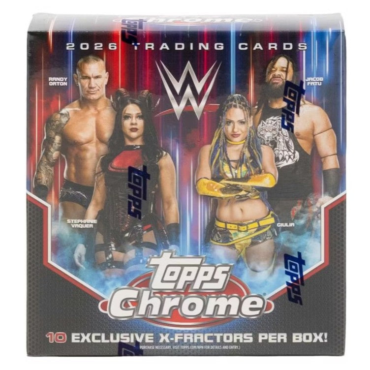 2026 Topps Chrome WWE Wrestling Mega Box